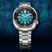 Load image into Gallery viewer, Seiko US Special Edition Automatic Green Dial Silver Steel Strap Watch for Men - SRPH57