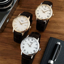 Load image into Gallery viewer, Tissot Classic Dream Ivory Dial Brown Leather Strap Watch for Men - T129.410.36.261.00