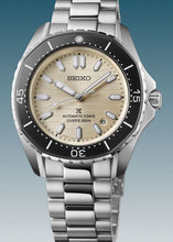 Load image into Gallery viewer, Seiko Prospex Polygonal Divers Automatic Pearl White Dial Silver Steel Strap Watch for Men - SPB481J1