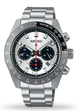 Load image into Gallery viewer, Seiko Prospex Speedtimer Solar Chronograph Silver Dial Silver Steel Strap Watch for Men - SSC911