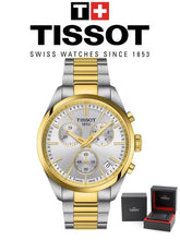 Load image into Gallery viewer, Tissot PR 100 Chronograph Silver Dial Two Tone Steel Strap Watch for Men - T150.417.22.031.00
