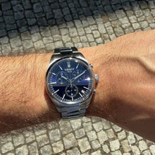 Load image into Gallery viewer, Tissot PR 100 Chronograph Blue Dial Silver Steel Strap Watch for Men - T150.417.11.041.00