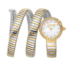 Load image into Gallery viewer, Just Cavalli Enchanting Mother of Pearl Dial Two Tone Steel Strap Watch for Women - JC1L302M0055