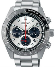 Load image into Gallery viewer, Seiko Prospex Speedtimer Solar Chronograph Silver Dial Silver Steel Strap Watch for Men - SSC911