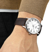 Load image into Gallery viewer, Tissot T Classic Dream Quartz White Dial Brown Leather Strap Watch for Men - T129.410.16.013.00