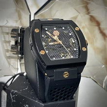 Load image into Gallery viewer, Philipp Plein The $Keleton Black Dial Black Silicone Strap Watch for Men - PWVBA0523