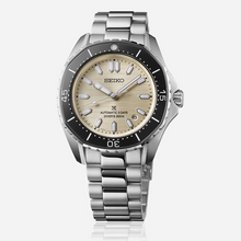 Load image into Gallery viewer, Seiko Prospex Polygonal Divers Automatic Pearl White Dial Silver Steel Strap Watch for Men - SPB481J1
