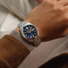 Load image into Gallery viewer, Seiko 5 Sports Automatic Blue Dial Silver Steel Strap Watch for Men - SRPL55K1