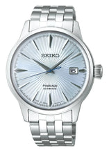 Load image into Gallery viewer, Seiko Presage Cocktail Time Automatic Ice Blue Dial Silver Steel Strap Watch for Men - SRPE19J1