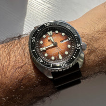 Load image into Gallery viewer, Seiko Prospex US Special Edition King Turtle Automatic Brown Dial Silver Steel Strap Watch for Men - SRPH55