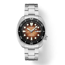 Load image into Gallery viewer, Seiko Prospex US Special Edition King Turtle Automatic Brown Dial Silver Steel Strap Watch for Men - SRPH55