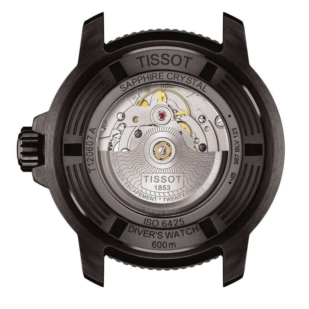 Tissot Seastar 2000 Professional Powermatic 80 Blue Dial Blue Nylon Strap Watch for Men - T120.607.37.041.00