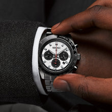 Load image into Gallery viewer, Seiko Prospex Speedtimer Solar Chronograph Silver Dial Silver Steel Strap Watch for Men - SSC911