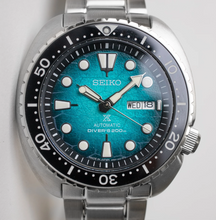 Load image into Gallery viewer, Seiko US Special Edition Automatic Green Dial Silver Steel Strap Watch for Men - SRPH57