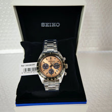 Load image into Gallery viewer, Seiko Solar Prospex Diver Speedtimer Chronograph Limited Edition Brown Dial Silver Steel Strap Watch for Men - SSC951