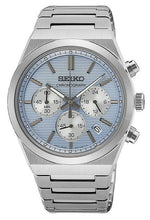 Load image into Gallery viewer, Seiko Conceptual Chronograph Ice Blue Dial Silver Steel Strap Watch for Men - SSB459P1