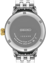 Load image into Gallery viewer, Seiko Presage Cocktail Time Automatic Diamonds White Dial Silver Steel Strap Watch for Women - SRE012J1