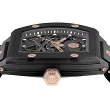 Load image into Gallery viewer, Philipp Plein The $Keleton Black Dial Black Silicone Strap Watch for Men - PWVBA0523