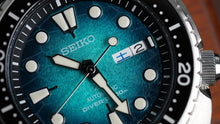 Load image into Gallery viewer, Seiko US Special Edition Automatic Green Dial Silver Steel Strap Watch for Men - SRPH57