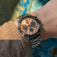 Load image into Gallery viewer, Seiko Solar Prospex Diver Speedtimer Chronograph Limited Edition Brown Dial Silver Steel Strap Watch for Men - SSC951