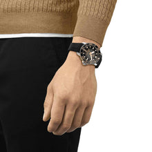 Load image into Gallery viewer, Tissot Seastar 2000 Professional Powermatic 80 Black Dial Black Rubber Strap Watch for Men - T120.607.17.441.01
