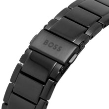 Load image into Gallery viewer, Hugo Boss Taper Chronograph Black Dial Black Steel Strap Watch for Men - 1514088
