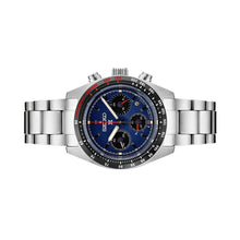Load image into Gallery viewer, Seiko Prospex Speedtimer Solar Chronograph Blue Dial Silver Steel Strap Watch for Men - SSC815
