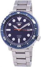 Load image into Gallery viewer, Seiko 5 Sports Automatic Blue Dial Silver Steel Strap Watch for Men - SRPC63J1