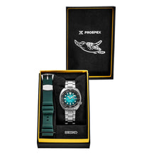 Load image into Gallery viewer, Seiko US Special Edition Automatic Green Dial Silver Steel Strap Watch for Men - SRPH57