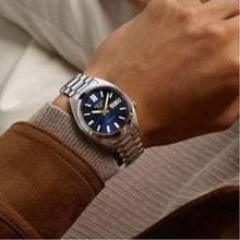 Load image into Gallery viewer, Seiko 5 Sports Automatic Blue Dial Silver Steel Strap Watch for Men - SRPL55K1