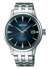 Load image into Gallery viewer, Seiko Presage Cocktail Time Automatic Blue Dial Silver Steel Strap Watch for Men - SRPB41J1