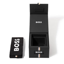 Load image into Gallery viewer, Hugo Boss Strike Black Dial Silver Steel Strap Watch for Men - 1514170