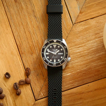 Load image into Gallery viewer, Seiko 5 Sports SKX Automatic Black Dial Black Silicone Strap Watch for Men - SRPD73K2