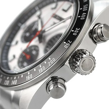 Load image into Gallery viewer, Seiko Prospex Speedtimer Solar Chronograph Silver Dial Silver Steel Strap Watch for Men - SSC911