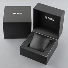 Load image into Gallery viewer, Hugo Boss Taper Chronograph Black Dial Black Steel Strap Watch for Men - 1514088
