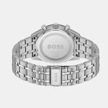 Load image into Gallery viewer, Hugo Boss Tourmaster Chronograph Blue Dial Silver Steel Strap Watch for Men - 1514286