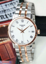 Load image into Gallery viewer, Tissot T Classic Dream Quartz White Dial Two Tone Steel Strap Watch for Men - T129.410.22.013.00