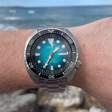 Load image into Gallery viewer, Seiko US Special Edition Automatic Green Dial Silver Steel Strap Watch for Men - SRPH57