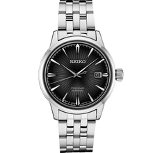 Load image into Gallery viewer, Seiko Presage Cocktail Time Automatic Black Dial Silver Steel Strap Watch for Men - SRPE17J1