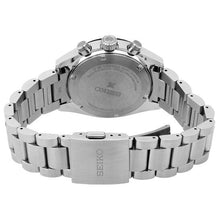 Load image into Gallery viewer, Seiko Prospex Speedtimer Solar Chronograph Blue Dial Silver Steel Strap Watch for Men - SSC815