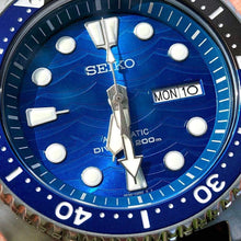 Load image into Gallery viewer, Seiko Prospex Save The Ocean Diver's Automatic Blue Dial Silver Steel Strap Watch for Men - SRPD21J1