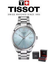 Load image into Gallery viewer, Tissot PR 100 Ice Blue Dial Silver Steel Strap Watch for Men - T150.410.11.351.00