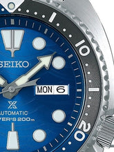 Load image into Gallery viewer, Seiko Prospex Save The Ocean Diver's Automatic Blue Dial Silver Steel Strap Watch for Men - SRPD21J1