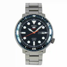 Load image into Gallery viewer, Seiko 5 Sports Automatic Blue Dial Silver Steel Strap Watch for Men - SRPC63J1