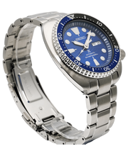Load image into Gallery viewer, Seiko Prospex Save The Ocean Diver's Automatic Blue Dial Silver Steel Strap Watch for Men - SRPD21J1