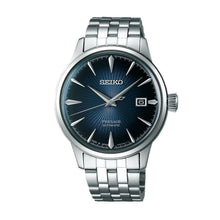 Load image into Gallery viewer, Seiko Presage Cocktail Time Automatic Blue Dial Silver Steel Strap Watch for Men - SRPB41J1