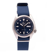Load image into Gallery viewer, Seiko 5 Sports Automatic Blue Dial Blue Nylon Strap Watch for Men - SRPE63K1