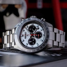 Load image into Gallery viewer, Seiko Prospex Speedtimer Solar Chronograph Silver Dial Silver Steel Strap Watch for Men - SSC911