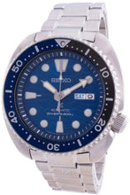 Load image into Gallery viewer, Seiko Prospex Save The Ocean Diver's Automatic Blue Dial Silver Steel Strap Watch for Men - SRPD21J1