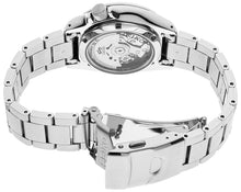 Load image into Gallery viewer, Seiko 5 Sports Automatic Grey Dial Silver Steel Strap Watch for Men - SRPE51K1